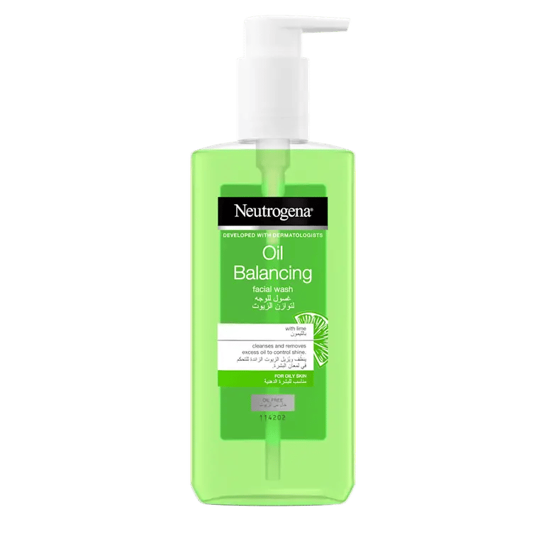 Neutrogena, Oil Balancing Facial Wash, – with Lemon and Aloe Vera